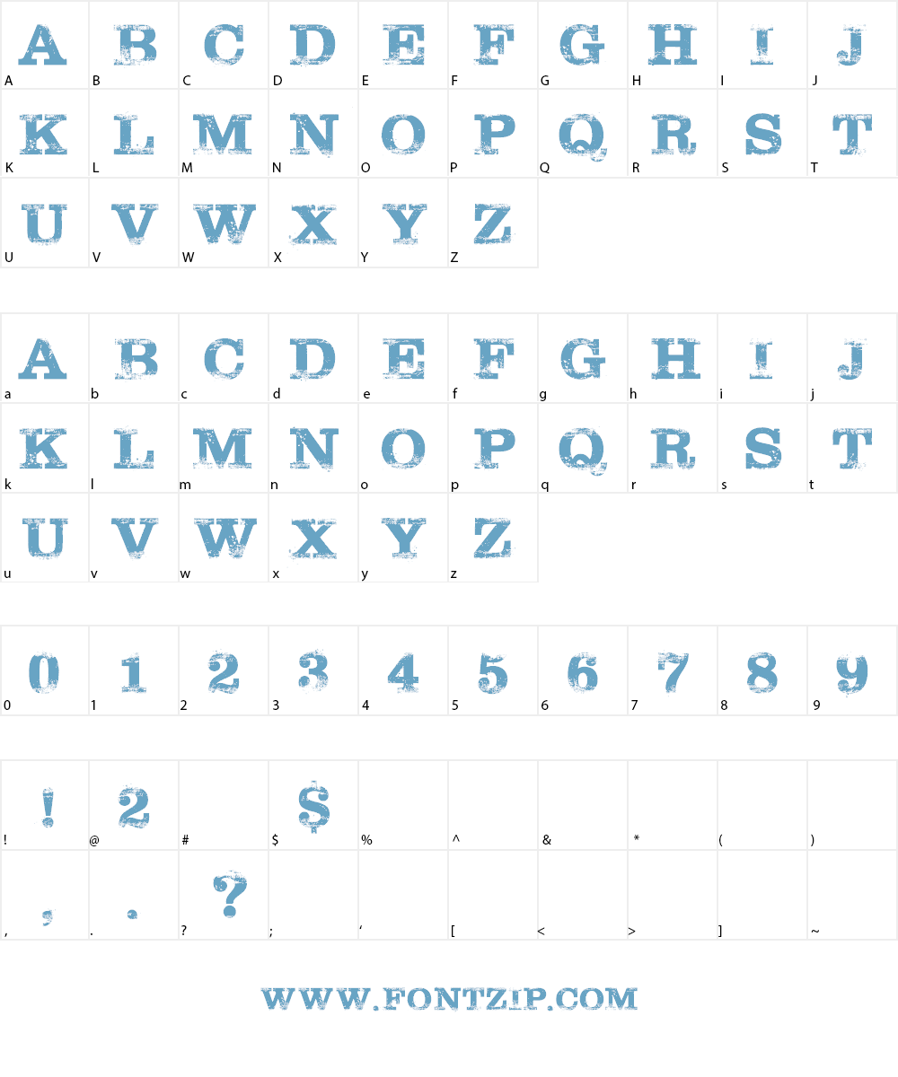 Tarantino Font Character